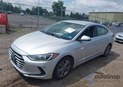 2018 Hyundai Elantra Sel z USA, uszkodzony, nr VIN 5NPD84LF2JH300709